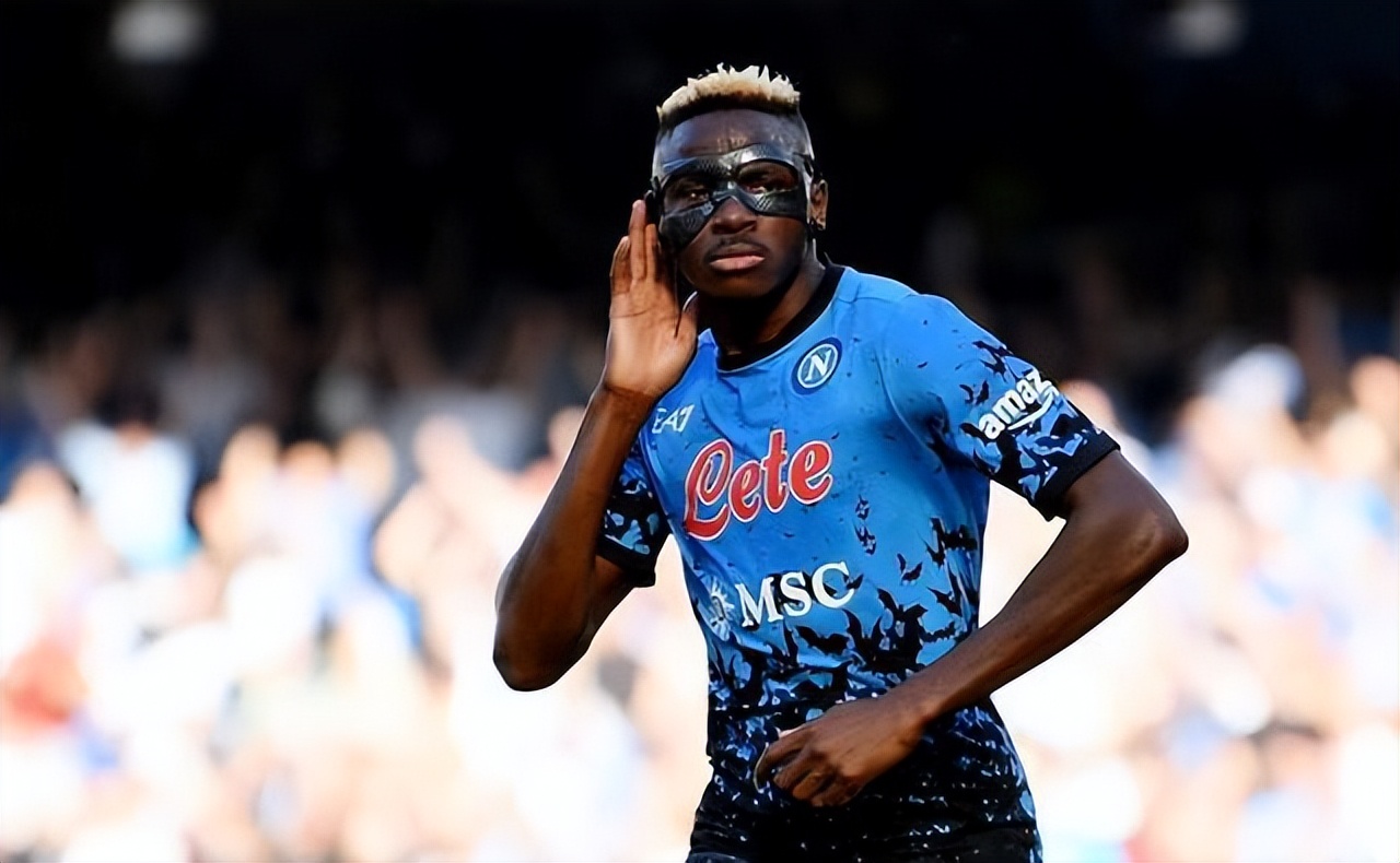 关于那不勒斯意甲战胜拉齐奥，奥斯梅恩破门的信息